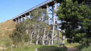 Ballarat Skipton Rail Trail Victoria Australia [upl. by Llennyl]