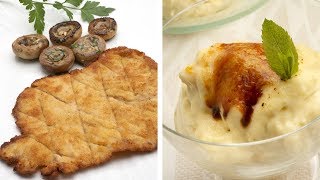 Programa completo  Escalope de pavo con champiñones a la plancha y Goxua de Karlos y Eva Arguiñano [upl. by Rubina]