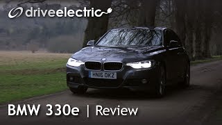 BMW 330e PHEV Car Review  DriveElectric [upl. by Notyep499]