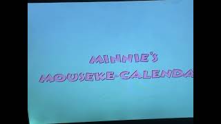 Minnies MousekeCalendar Title Card [upl. by Amena]