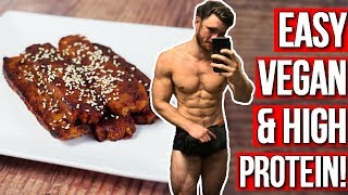 EASY SEITAN RECIPE 3WAYS  VEGAN HIGH PROTEIN [upl. by Cleland]