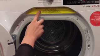 Hoover condenser dryer DXC8TG [upl. by Anaitat]