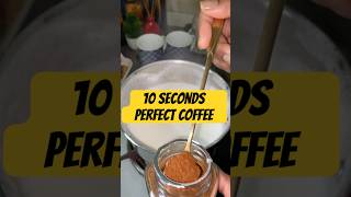 Lazy morning coffee in 10 seconds  Seconds cooking  Pooja Eilish  homecafe goodmorningcoffee [upl. by Sokul]