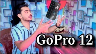 BLACK Gopro 12 Camera 📷 Unboxing and Setup Hindi [upl. by Eentihw823]