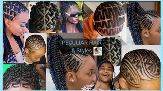 Pop Smoke Braids ZIPZAG  Easy Hairstyle for Black Men [upl. by Sihonn328]