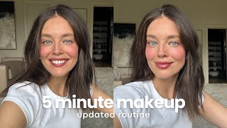 5 Minute Makeup Look  Easy Tutorial  Updated Routine  Emily DiDonato [upl. by Katzir]