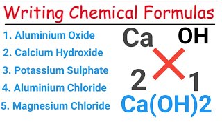 How to write chemical formula class 9   Easy tricks of writing chemical formula [upl. by Dutchman]