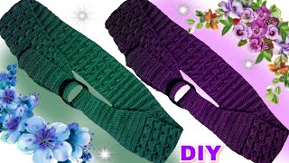 Teje CINTURONES a crochet en PUNTO LAZADA paso a paso GRATIS 🥰 [upl. by Etterrag]