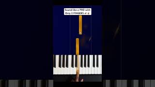 I showed to my BEST FRIEND how to be good with 2 FINGERS on piano 😳 pianosoinapp pianotutorial [upl. by Preciosa]