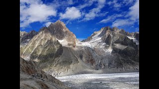 Argentière glacier amp MontBlanc mountains [upl. by Ayaet]