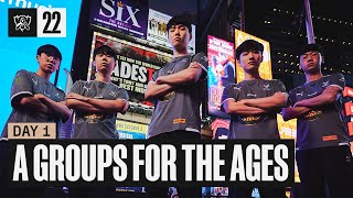 A GROUPS FOR THE AGES  Worlds 2022 Groups Day 1 Opening Tease [upl. by Herwin]