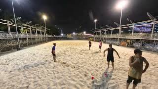 Beach Touch Rugby training at MOA Sands 91124 [upl. by Ohcirej]