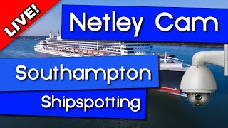 Netley Cam  Southampton Water Shipspotting NCSC Netley Cliff Sailing Club Cruise Tanker Ships [upl. by Esalb727]