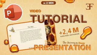 Video tutorial presentation PowerPoint  تقديم عرض احترافي على البوربوينت فيديو تعليمي [upl. by Akkire]