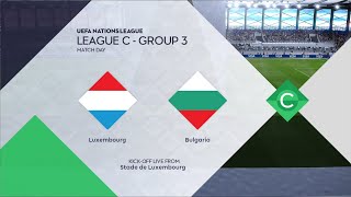 Luxembourg vs Bulgaria  Stade de Luxembourg  202425 UEFA Nations League  PES 2021 [upl. by Perri]