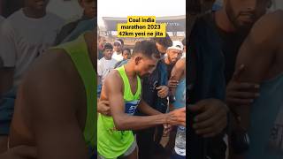 42km ka Hero  coal india marathon Ranchi 2023 coalindia [upl. by Lissa152]