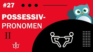 Alemão para iniciantes 27  Possessivpronomen II adjetivos alemaoparainiciantes AlemaodeVerdade [upl. by Menken]