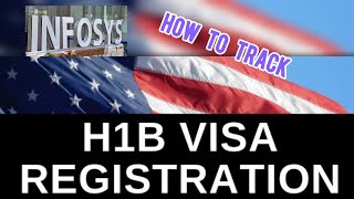 H1B status tracking  Track h1b cap registration infosys  Infosys H1B cap registration infosys [upl. by Aciria]