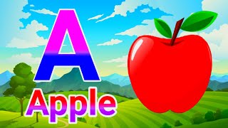 A for Apple B for Ball C for Cat D For Dog Learning Tv Phonics Song A To Z Alphabet [upl. by Ydwor]