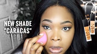 Nars Radiant Longwear Foundation  New Foundation Shade Caracas [upl. by Miltie132]