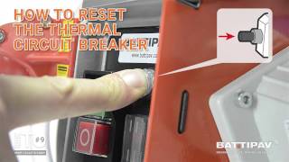 9 HOW TO Reset the thermal circuit breaker [upl. by Eterg159]