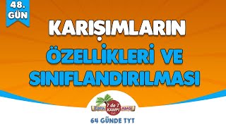 📌48GÜN  Karışımların Özellikleri Ve Sınıflandırılması 🤓 Kimya Adası tytkimya [upl. by Nerrag491]