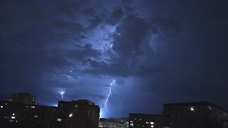 WarszawaGocław Timelapse 16072024 4K weather shorts timelapse [upl. by Asiole]