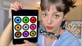 ASMR TROCANDO A COR DOS SEUS OLHOS 👁️ [upl. by Yve]