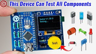 This device can Test Any Component led transistor inductor capacitor diodes [upl. by Idnat866]