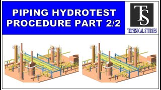 PIPING HYDROTEST PROCEDURE PART 22 [upl. by Llewon]