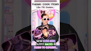 NEW CODE Item OUTFIT HACKS In DRESS TO IMPRESS… 😱👀😍 roblox robloxshorts robloxgames [upl. by Evangelin634]