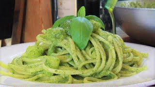 PESTO alla GENOVESE SENZA TANTE STORIE pasta al pesto alla genovese pasta pesto genovese [upl. by Tupler234]