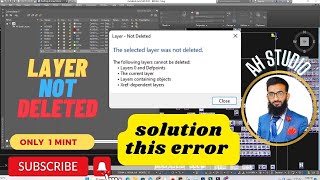 How to solve layers not deleted just 1 mint solution autocad [upl. by Yevrah674]