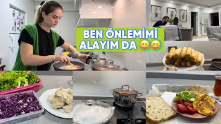 GÖRÜNCE YAPTIRMASALAR OLMAZ❌YEMEKLER HAZIR👍KAHVALTIM VE AKŞAM ÖĞÜNÜM😍DERS SAATİ👍BÖREK SARDIM😊Vlog [upl. by Haikan679]