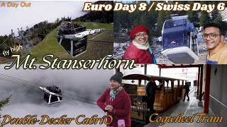 Switzerland Day 6 Morning  Mt Stanserhorn  Open doubledecker CabriO Cable Car  Cogwheel Cart [upl. by Jonah997]