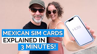 SIM cards in Mexico explained in 3 minutes – while we shop at La Comer  SIM card and Airalo eSIM [upl. by Lorola184]