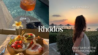 First days at the Electra Resort in Rhodos 🫐🌺 story time🫠 [upl. by Langley]