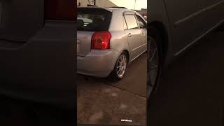 Toyota RunX The Ultimate Exhaust Sound Experience [upl. by Audry]