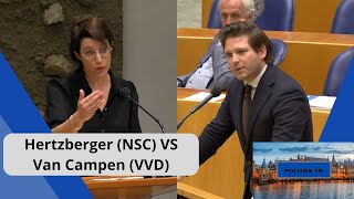 Hertzberger NSC VS Van Campen quotHet is BIZAR dat Van der Wal zich VERSCHUILT achter proceduresquot [upl. by Briney885]