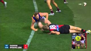 Merrett slams Hurley  AFL [upl. by Noira381]