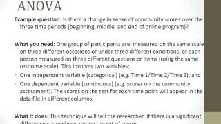 An ANOVA and MANOVA Overview Tutorial [upl. by Onifur]