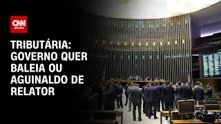 Tributária Governo quer Baleia ou Aguinaldo de relator  BASTIDORES CNN [upl. by Norraf]