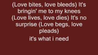 love bites lyrics by def leppard [upl. by Asusej]