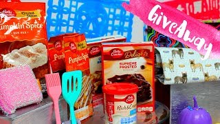 GIVEAWAY INTERNACIONAL CERRADO  BAKING DAY [upl. by Auhsej]