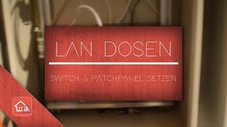 Lan Netzwerkkabel verlegen Lan Dosen Switch und Patchpanel setzen  Heimwerker SPEZIAL [upl. by Reese]