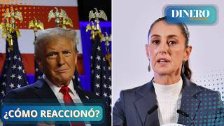 Reacción de Sheinbaum al triunfo de Trump  Dinero en Imagen [upl. by Anida968]