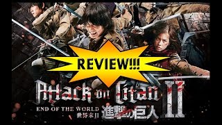 Attack on Titan Live Action Movie Part 2 REVIEW [upl. by Camm]