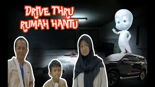 Mencoba Drive Thru Rumah Hantu Wahana Viral di Mall Kota Padang Semua takut Kecuali Papa [upl. by Elisabet]