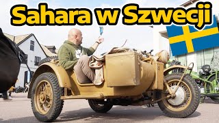 Wyprawa do Szwecji LEGENDARNYM motocyklem II Wojny Światowej  BMW R75 Sahara [upl. by Oileduab]