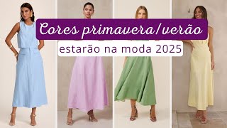 5 CORES PARA O VERÃO 2025 [upl. by Missy702]